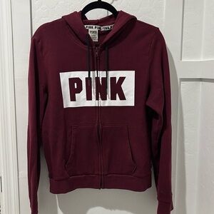 PINK Women’s Zip up hoodie large